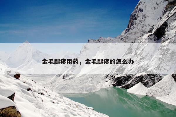金毛腿疼用药，金毛腿疼的怎么办