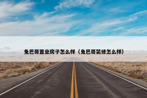 兔巴哥置业房子怎么样（兔巴哥装修怎么样）