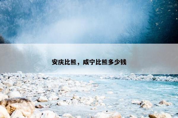 安庆比熊，咸宁比熊多少钱