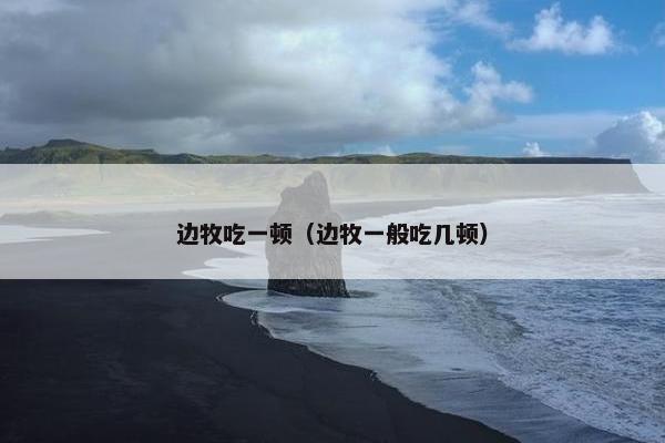 边牧吃一顿（边牧一般吃几顿）