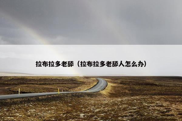 拉布拉多老舔（拉布拉多老舔人怎么办）