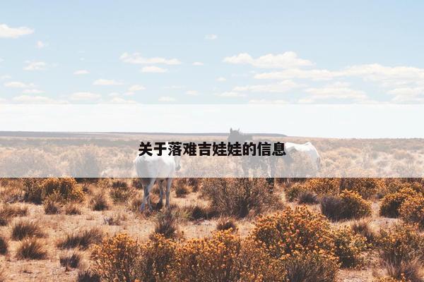 关于落难吉娃娃的信息