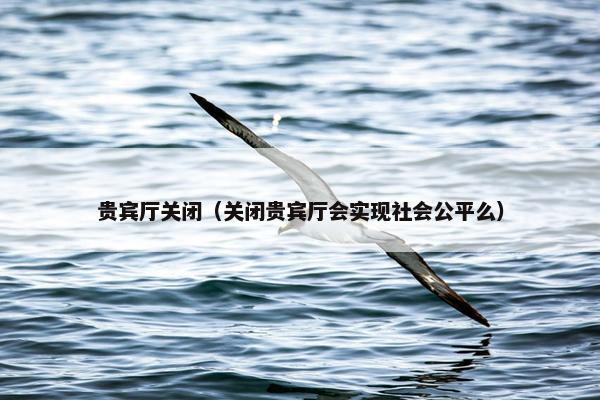 贵宾厅关闭（关闭贵宾厅会实现社会公平么）