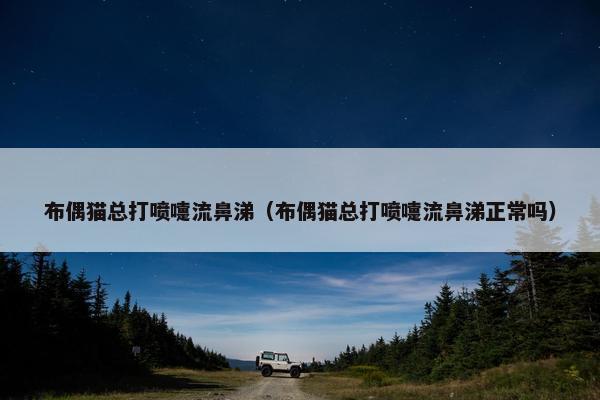 打喷嚏