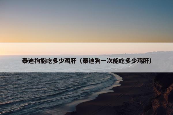 泰迪狗能吃多少鸡肝（泰迪狗一次能吃多少鸡肝）