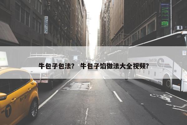 牛包子包法？ 牛包子馅做法大全视频？