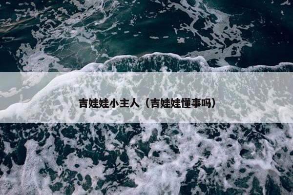 吉娃娃小主人（吉娃娃懂事吗）