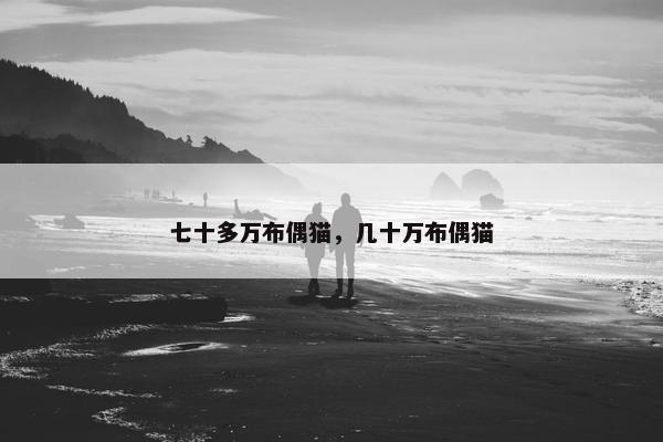 七十多万布偶猫，几十万布偶猫