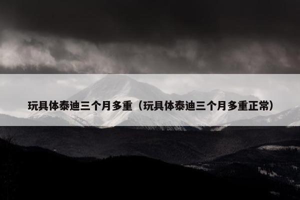 玩具体泰迪三个月多重（玩具体泰迪三个月多重正常）