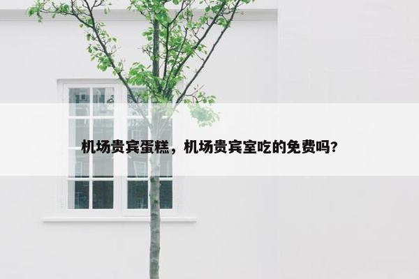 机场贵宾蛋糕，机场贵宾室吃的免费吗?