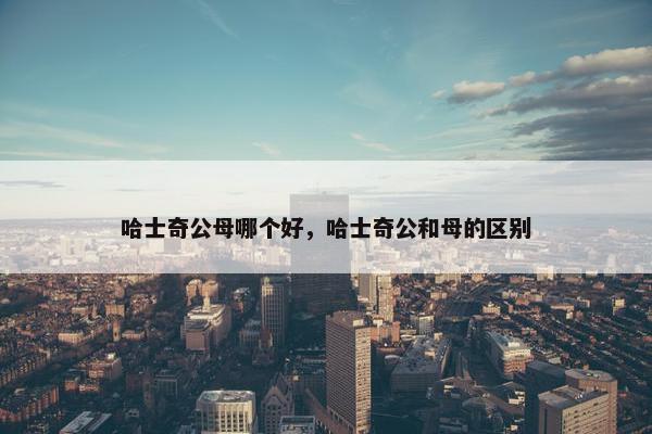 哈士奇公母哪个好，哈士奇公和母的区别