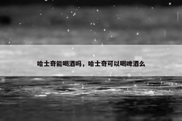 哈士奇能喝酒吗，哈士奇可以喝啤酒么