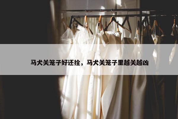 马犬关笼子好还拴，马犬关笼子里越关越凶