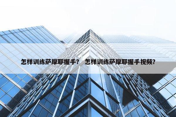 怎样训练萨摩耶握手？ 怎样训练萨摩耶握手视频？