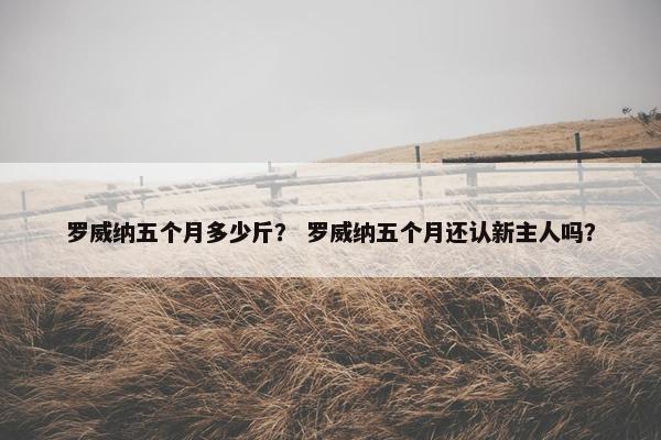 罗威纳五个月多少斤？ 罗威纳五个月还认新主人吗？