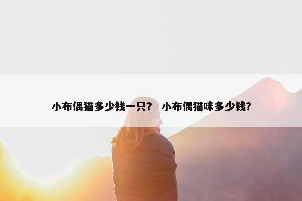 小布偶猫多少钱一只？ 小布偶猫咪多少钱？