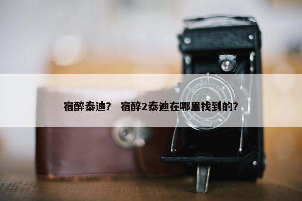 宿醉泰迪？ 宿醉2泰迪在哪里找到的？