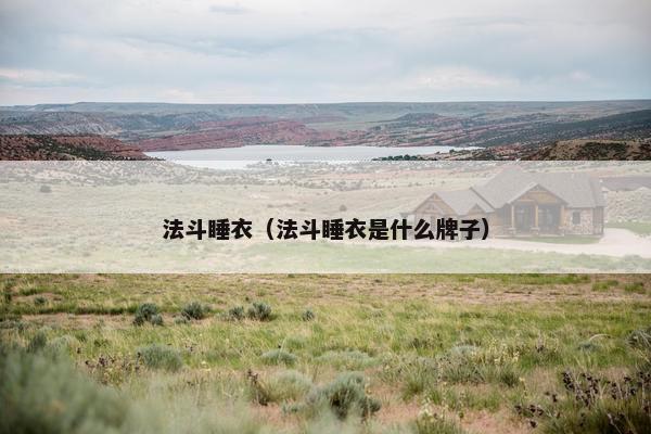 法斗睡衣（法斗睡衣是什么牌子）