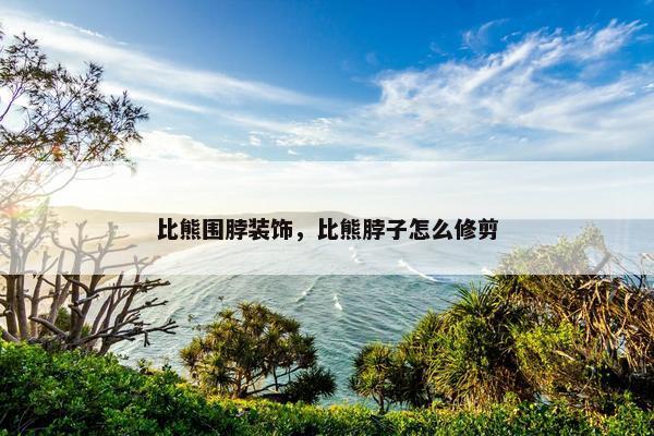 比熊围脖装饰，比熊脖子怎么修剪