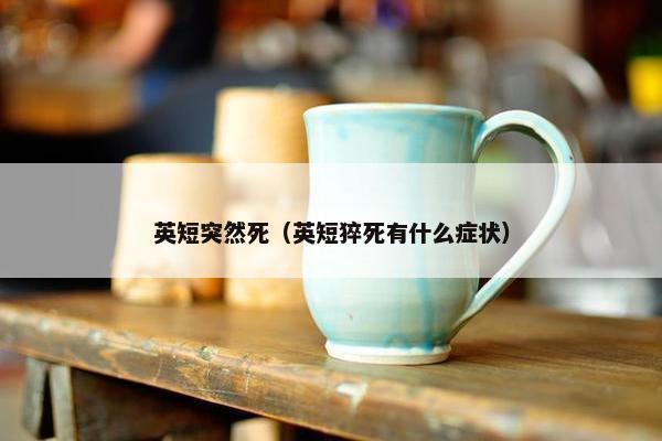 英短突然死（英短猝死有什么症状）