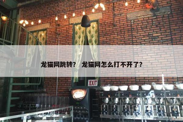 龙猫网跳转？ 龙猫网怎么打不开了？