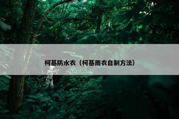 柯基防水衣（柯基雨衣自制方法）