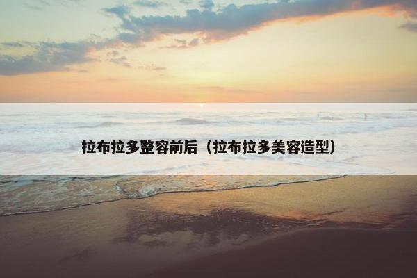 拉布拉多整容前后（拉布拉多美容造型）