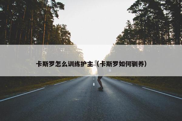卡斯罗怎么训练护主（卡斯罗如何驯养）