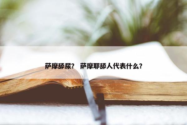 萨摩舔尿？ 萨摩耶舔人代表什么？