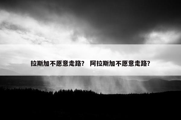 拉斯加不愿意走路？ 阿拉斯加不愿意走路？