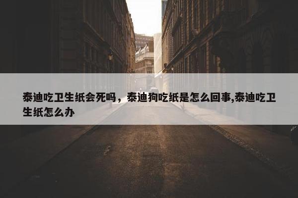 泰迪吃卫生纸会死吗，泰迪狗吃纸是怎么回事,泰迪吃卫生纸怎么办