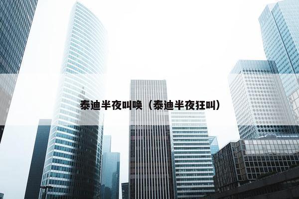 泰迪半夜叫唤（泰迪半夜狂叫）