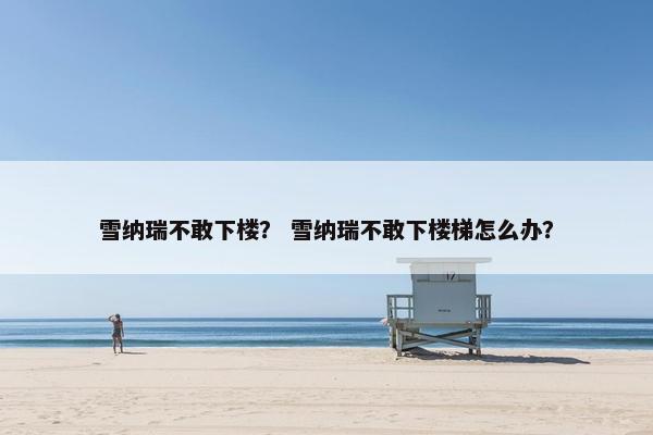 雪纳瑞不敢下楼？ 雪纳瑞不敢下楼梯怎么办？