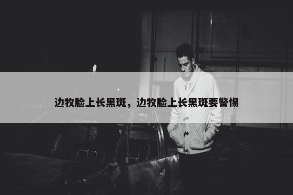 边牧脸上长黑斑，边牧脸上长黑斑要警惕