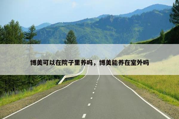 博美可以在院子里养吗，博美能养在室外吗