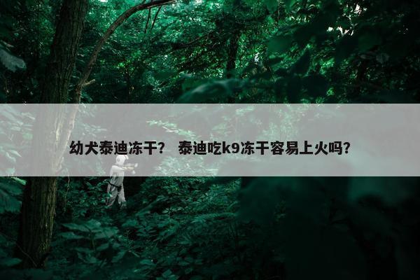 幼犬泰迪冻干？ 泰迪吃k9冻干容易上火吗？