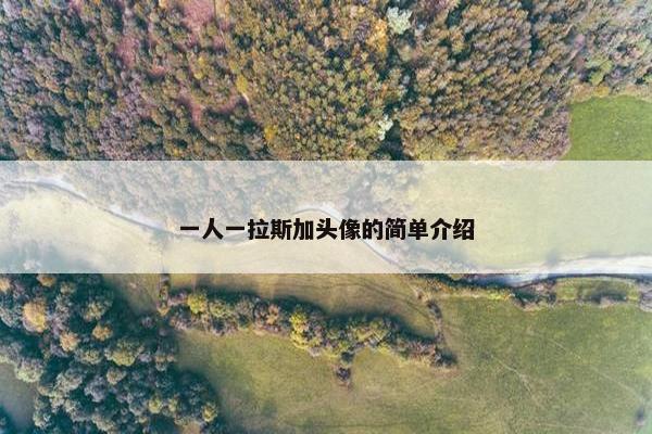一人一拉斯加头像的简单介绍