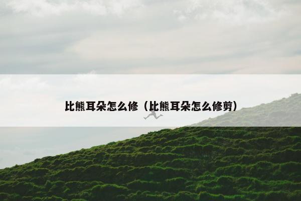 比熊耳朵怎么修（比熊耳朵怎么修剪）