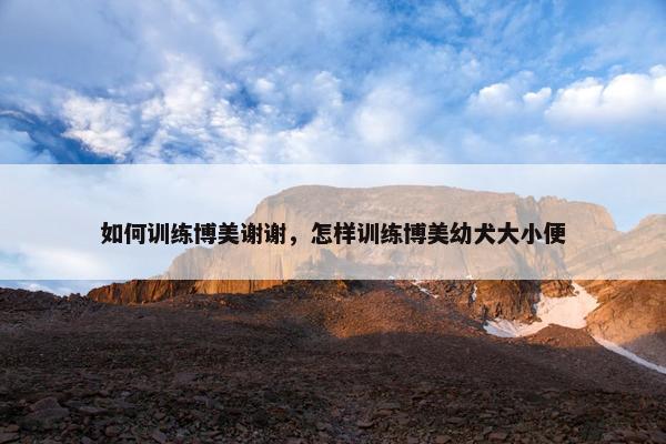 如何训练博美谢谢，怎样训练博美幼犬大小便