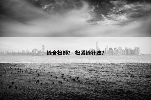 缝合松狮？ 松紧缝针法？