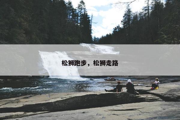 松狮跑步，松狮走路