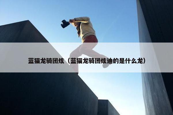 蓝猫龙骑团炫（蓝猫龙骑团炫迪的是什么龙）