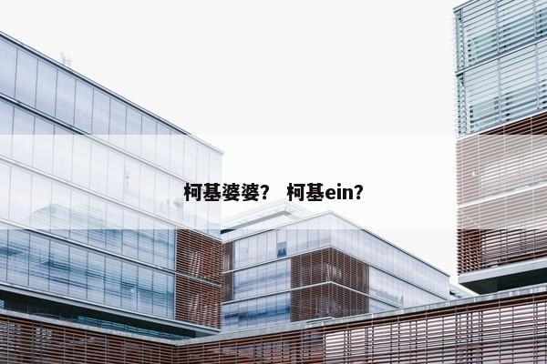 柯基婆婆？ 柯基ein？