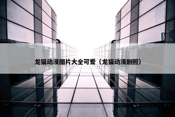 龙猫动漫图片大全可爱（龙猫动漫剧照）
