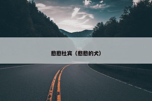 憨憨杜宾（憨憨的犬）