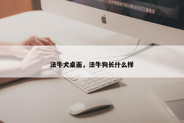 法牛犬桌面，法牛狗长什么样