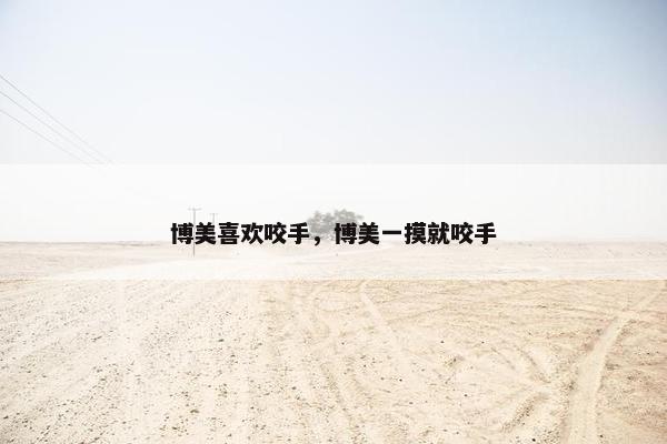 博美喜欢咬手，博美一摸就咬手