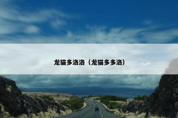 龙猫多洛洛（龙猫多多洛）