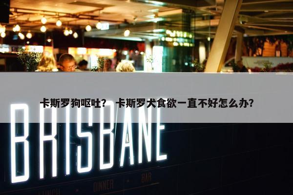 卡斯罗狗呕吐？ 卡斯罗犬食欲一直不好怎么办？