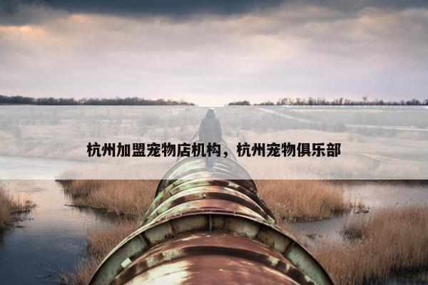杭州加盟宠物店机构，杭州宠物俱乐部